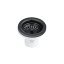 Sink Basket Waste 50mm - Matte Black