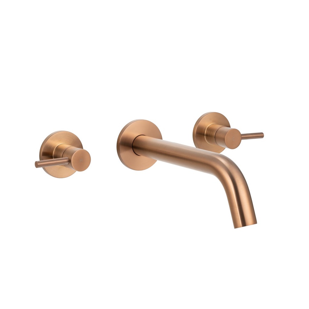 [18961] Elysian Assembly Taps & Spout Set - Brushed Copper