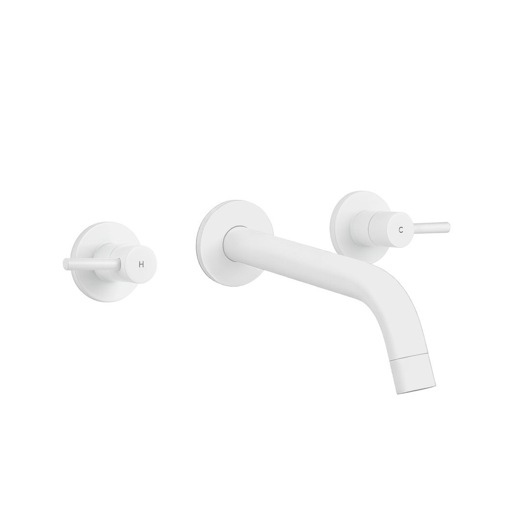[18965] Elysian Assembly Taps & Spout Set - White