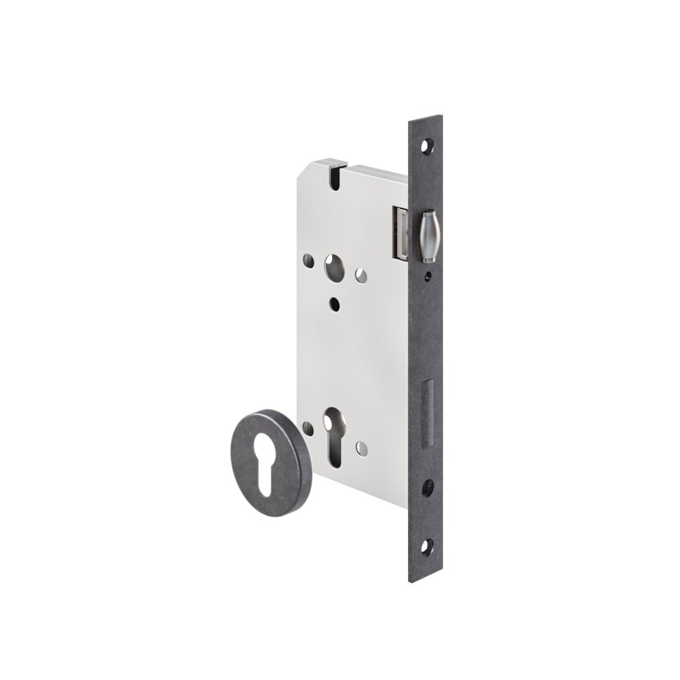[18997] Roller Mortise Lock - 60mm Backset - Antique Slate