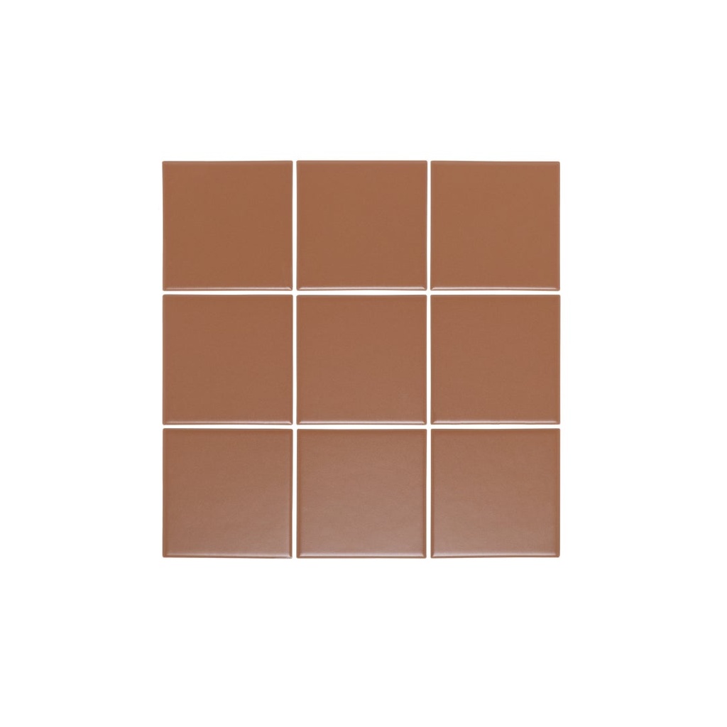 Atami Large Square Mosaic Tile - Terracotta