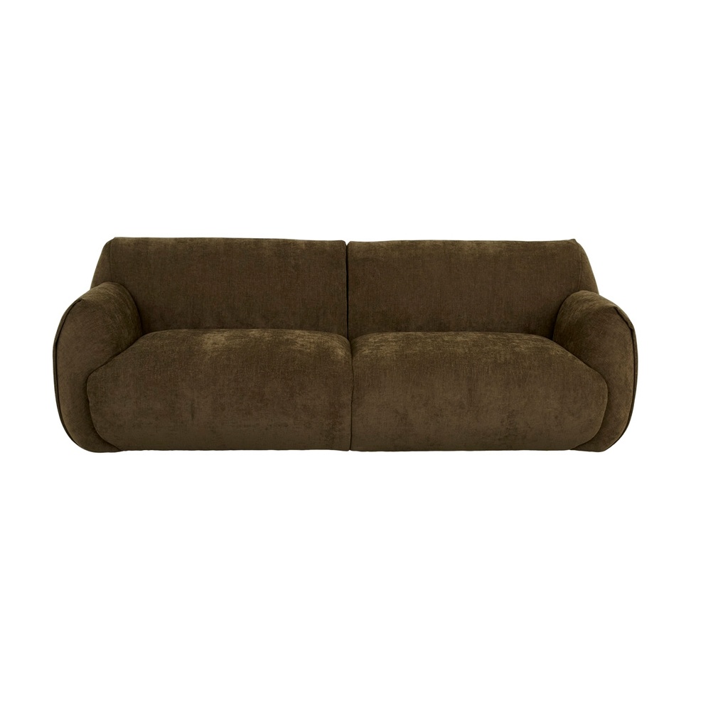 [HUGO-RUE-3-SEATER-SOFA-POKER-CHESTNUT-SOF-HUGO-RUE3S] Hugo Rue 3 Seater Sofa - Poker Chestnut