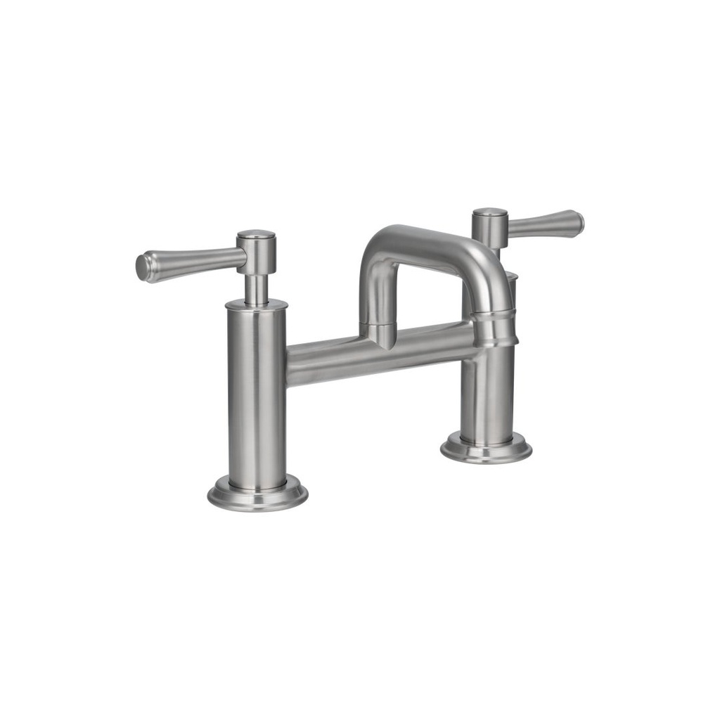 [19103] Kingsley Bench Mounted Bath Filler - Brushed Nickel