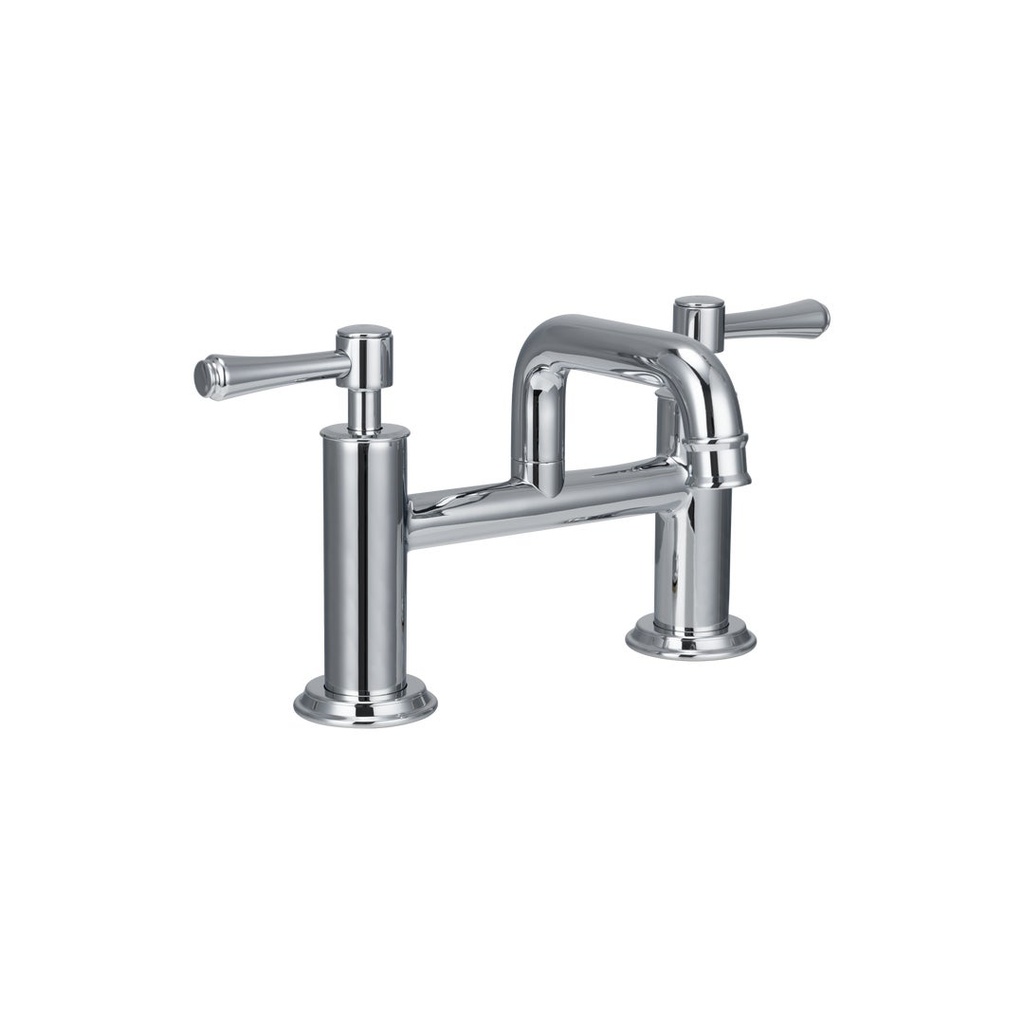 [19105] Kingsley Bench Mounted Bath Filler - Chrome