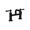 Kingsley Basin Bridge Mixer Tap - Matte Black