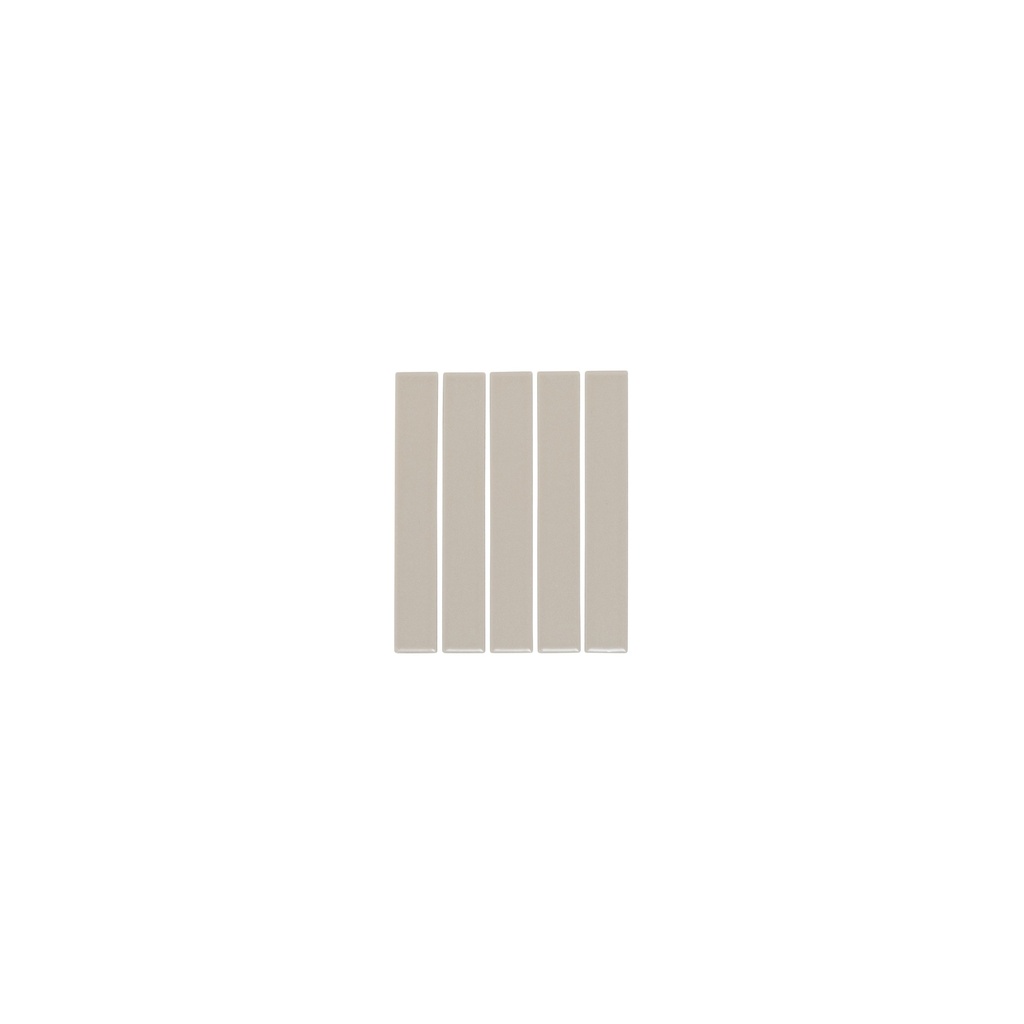 [19121-S] Atami Finger Mosaic Tile - Oyster Grey - (Sample)