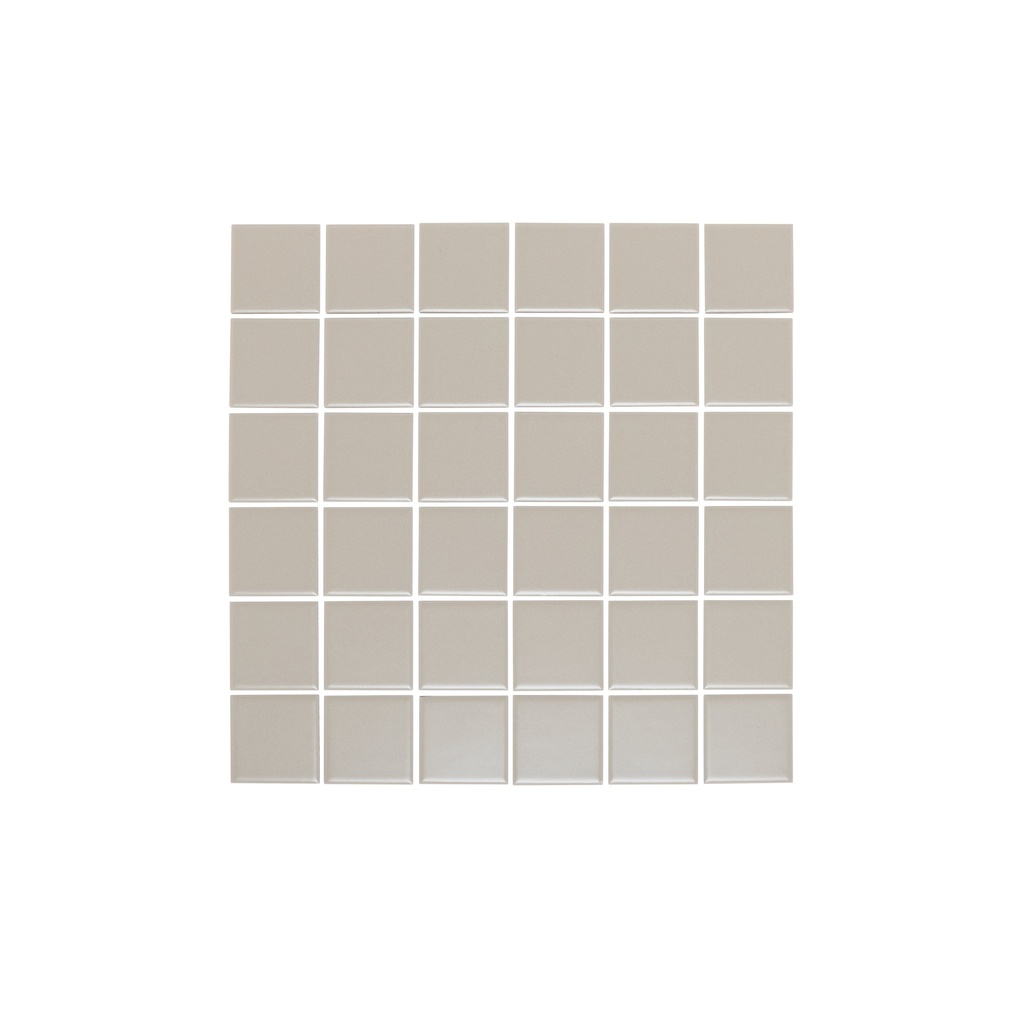 [19127] Atami Small Square Mosaic Tile - Oyster Grey