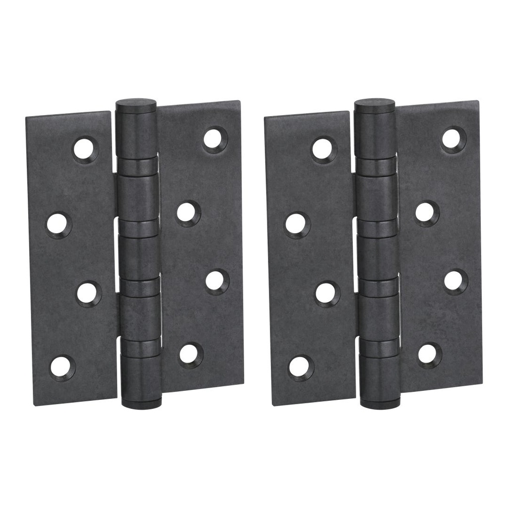 [19169] Ellis Butt Door Hinge Pair 100mm - Antique Slate