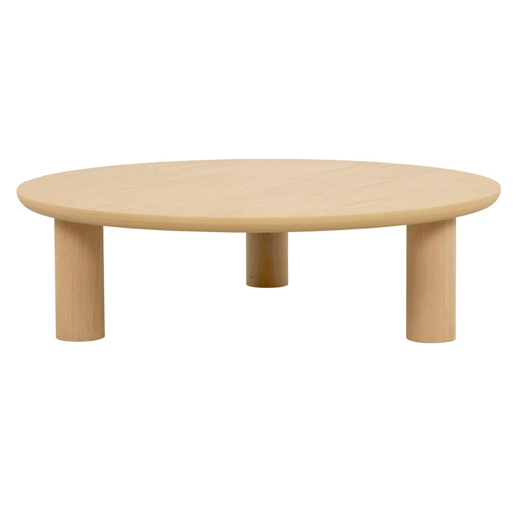 [CTO-SEB-X-OAK] Seb Round Coffee Table - Oak