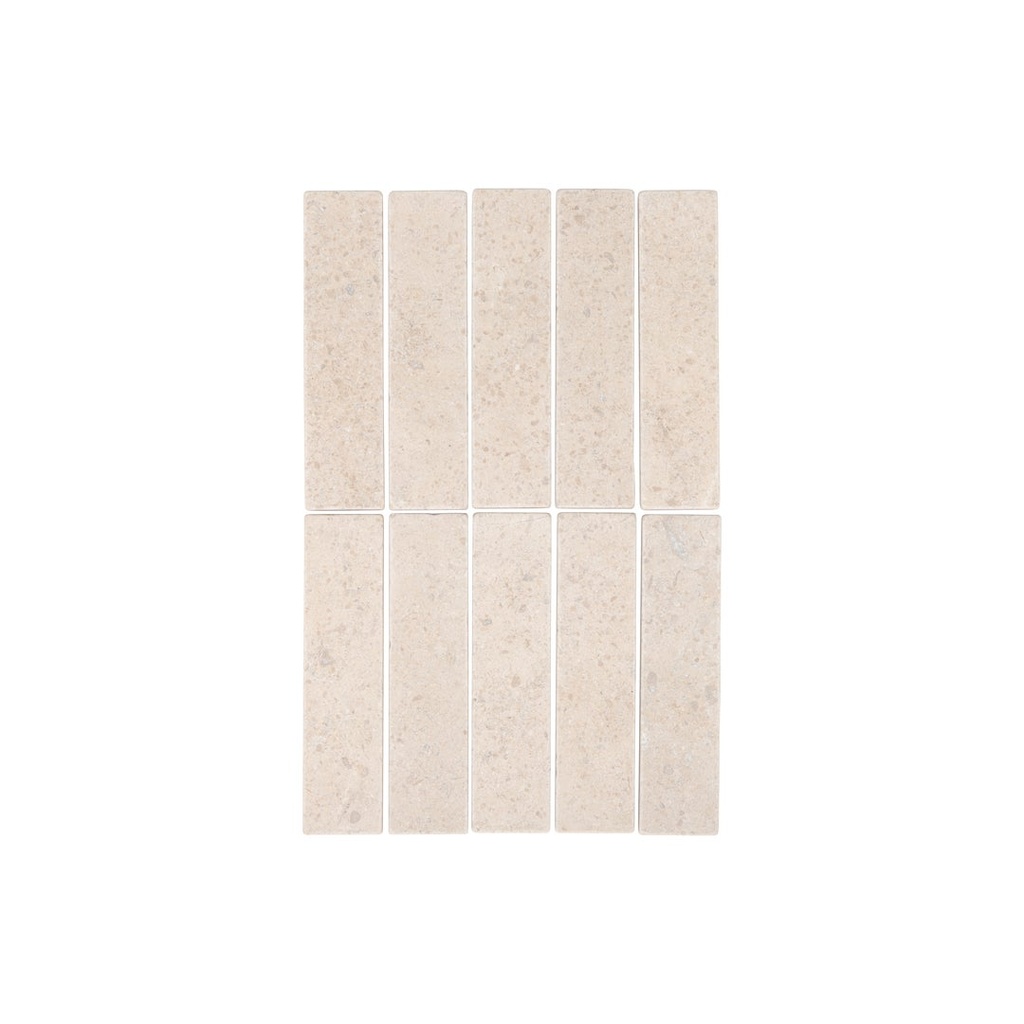 [19266] Siena Natural Stone Subway Tile - Salt