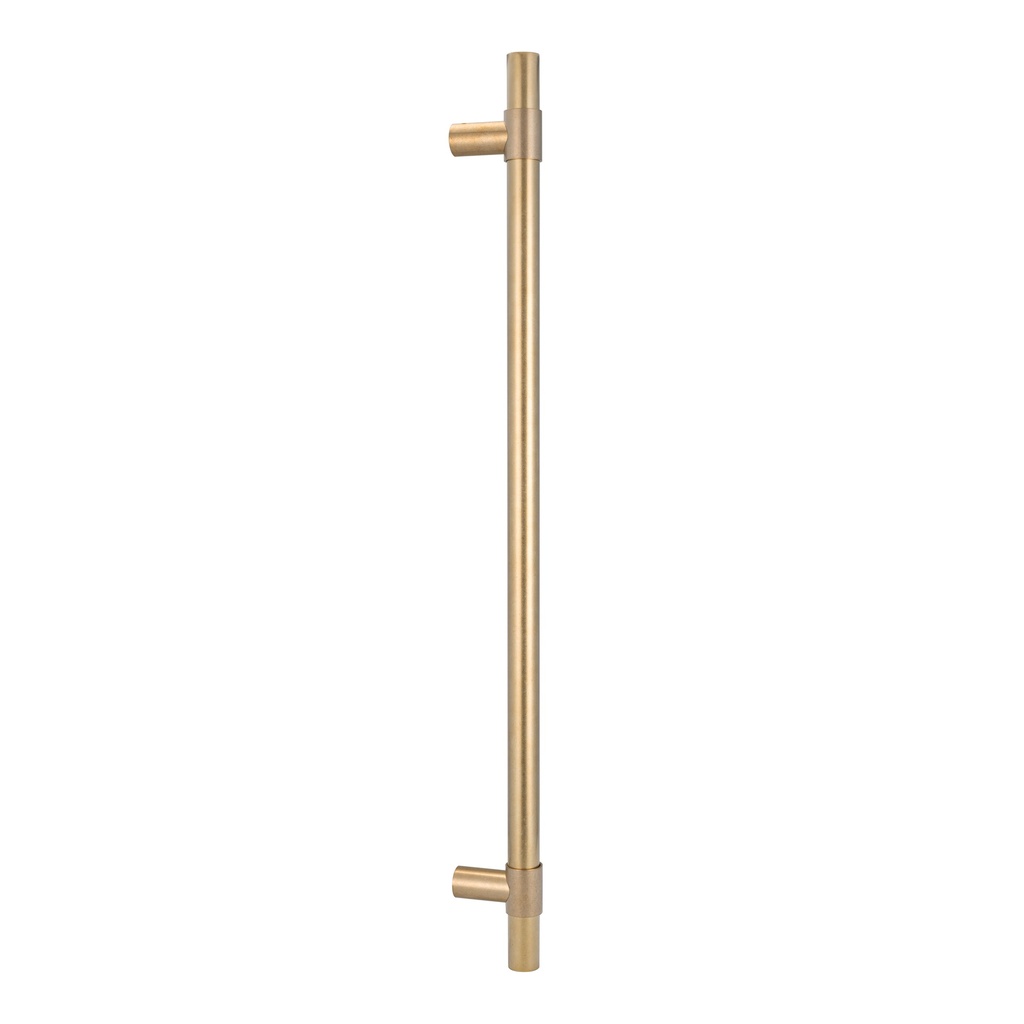 [19287] Modi Adjustable Heated Towel Rail 900mm - Tumbled Aged Brass