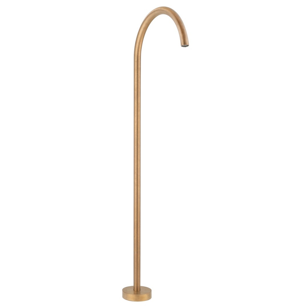 [19391] Sola Floor Mounted Bath Filler - Antique Aurum