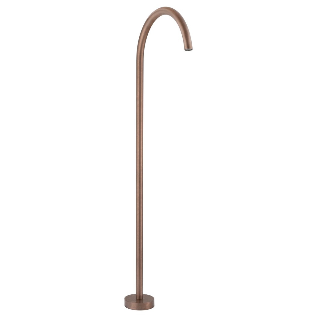 [19392] Sola Floor Mounted Bath Filler - Antique Bronze