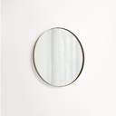 Round Mirror 600mm - Tumbled Aged Brass