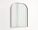 Arch Wall Mirror 600 x 750mm - Tumbled Aged Brass