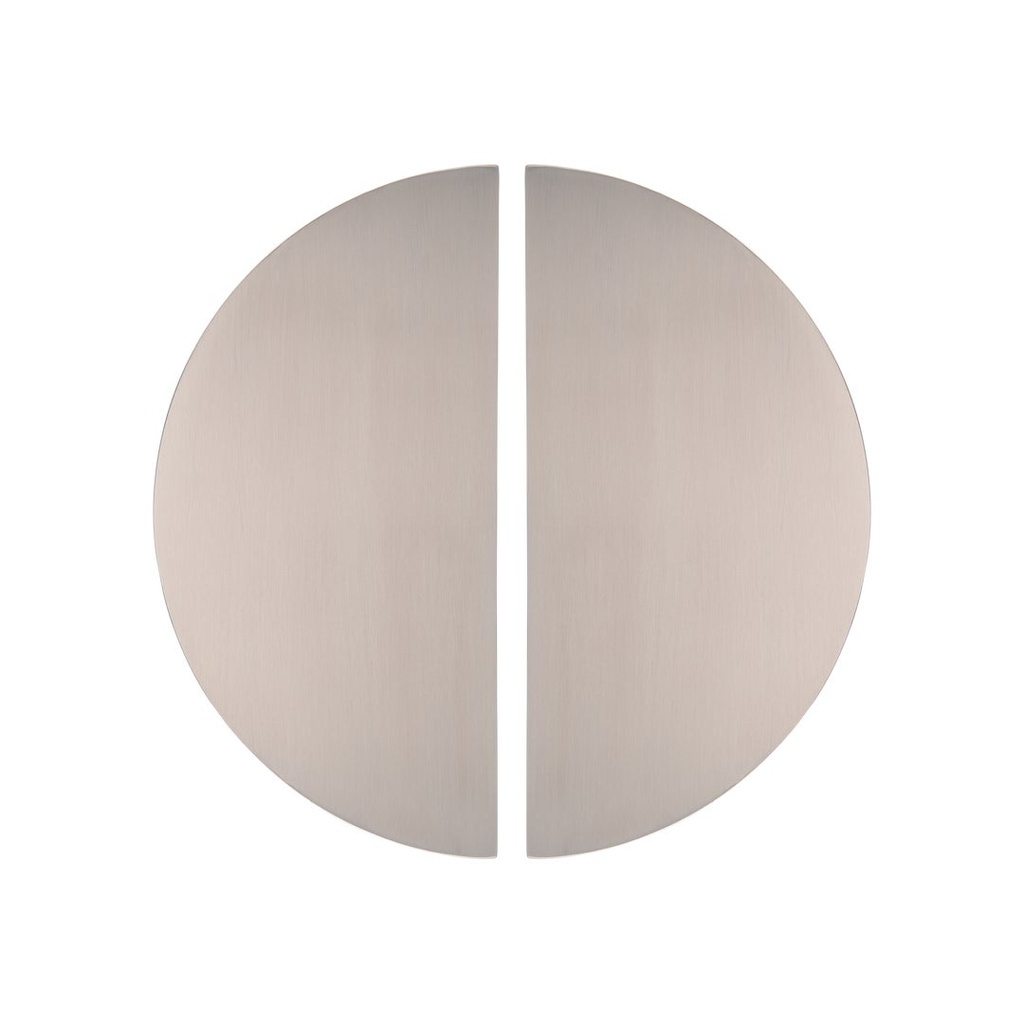 [19534] Imes Half Moon Entry Door Pull (Pair)- Stainless Steel