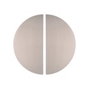 Imes Half Moon Entry Door Pull (Pair)- Stainless Steel