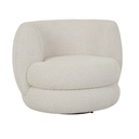 Hugo Vera Swivel Sofa Chair - Oat Boucle