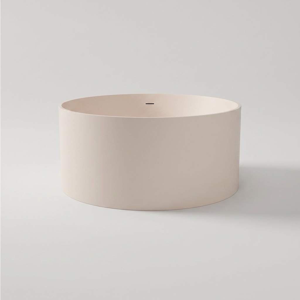 [20033] Ukiyo Acrylic Free Standing Bath - Almond