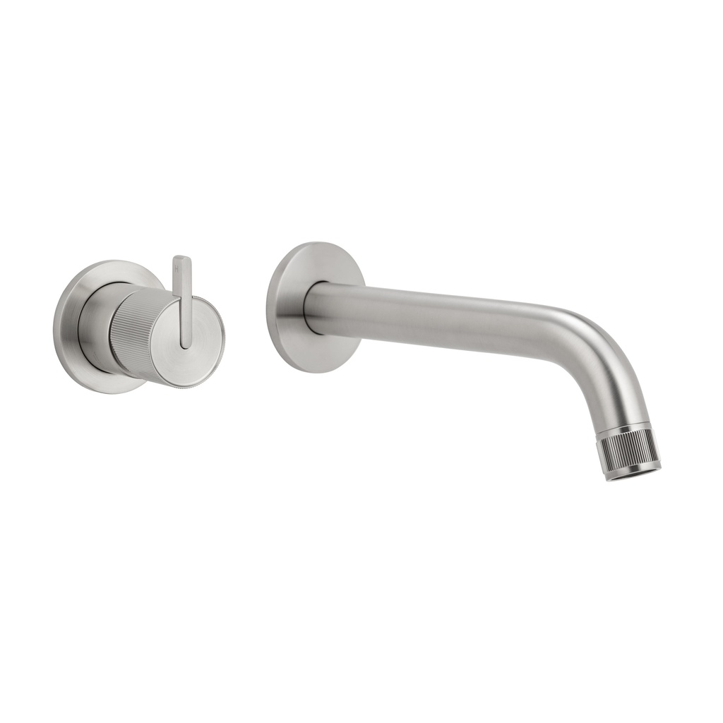 [20600] Namika Minimal Mixer & Spout Set - Brushed Nickel