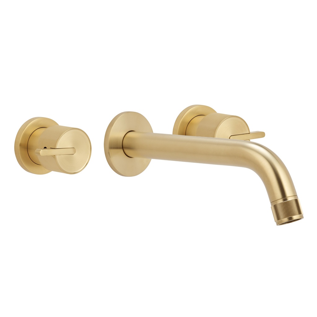 [20644] Namika Assembly Taps & Spout Set - Brushed Brass
