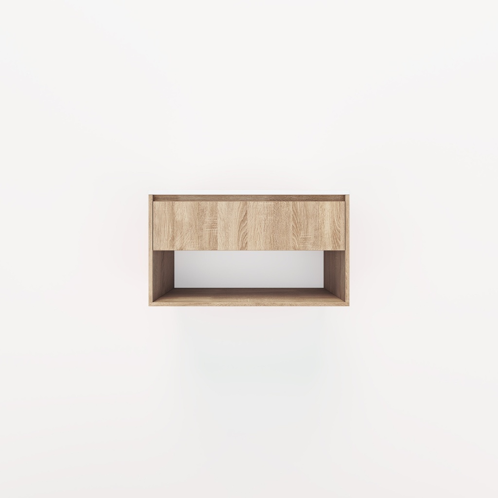 [353877] Kyah - Single Vanity 900mm - White Ash Oak