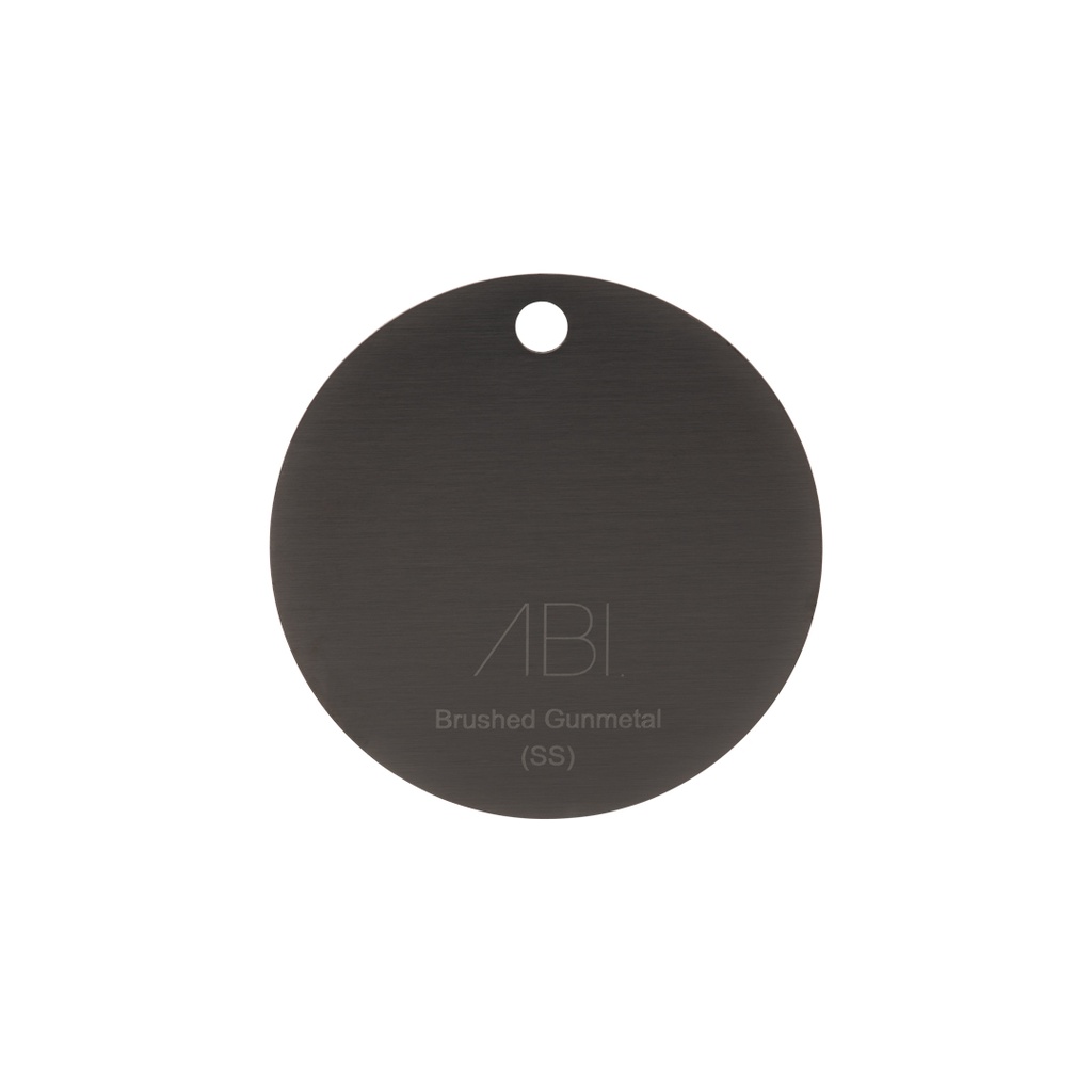 [104921] Colour Sample - Brushed Gunmetal (PVD) - Stainless Steel
