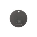 Colour Sample - Brushed Gunmetal (PVD) - Solid Brass