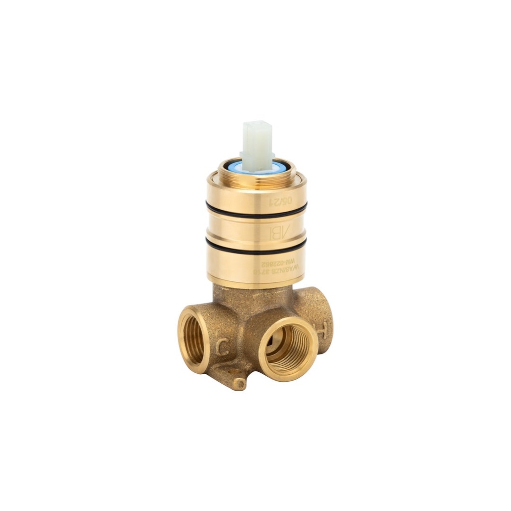 [11836LF] In-Wall - Progressive Mixer Body (Solid Brass) - AU/NZ