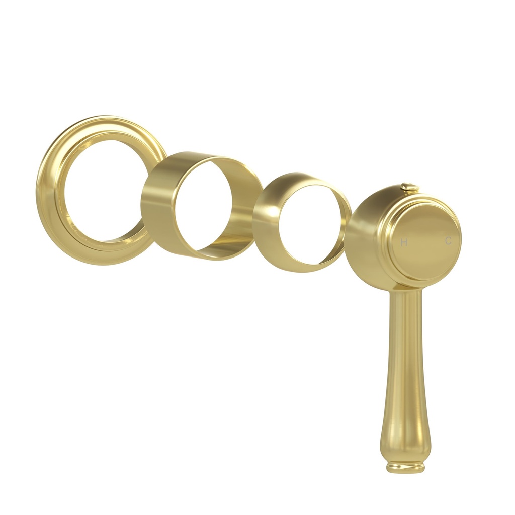 [14014] Kingsley Minimal Handle Kit - Brushed Brass