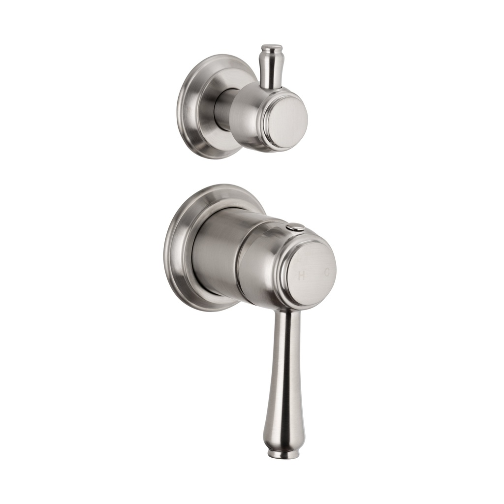 [14385] Kingsley Shower Top Diverter  - Brushed Nickel