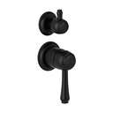 Kingsley Shower Top Diverter  - Matte Black