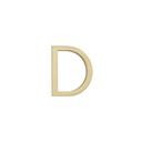 D Letter - 60mm - Brushed Brass