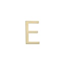 E Letter - 60mm - Brushed Brass