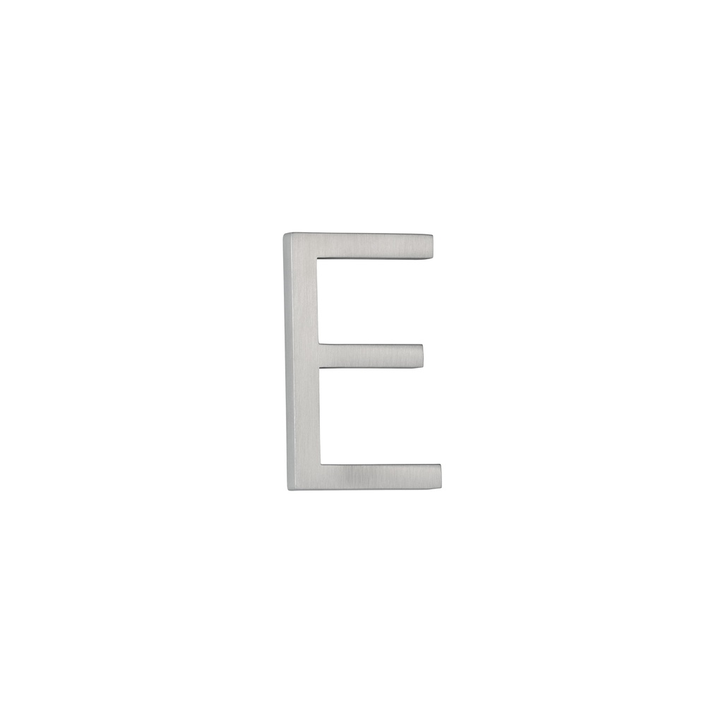[14814] E Letter - 60mm - Stainless Steel