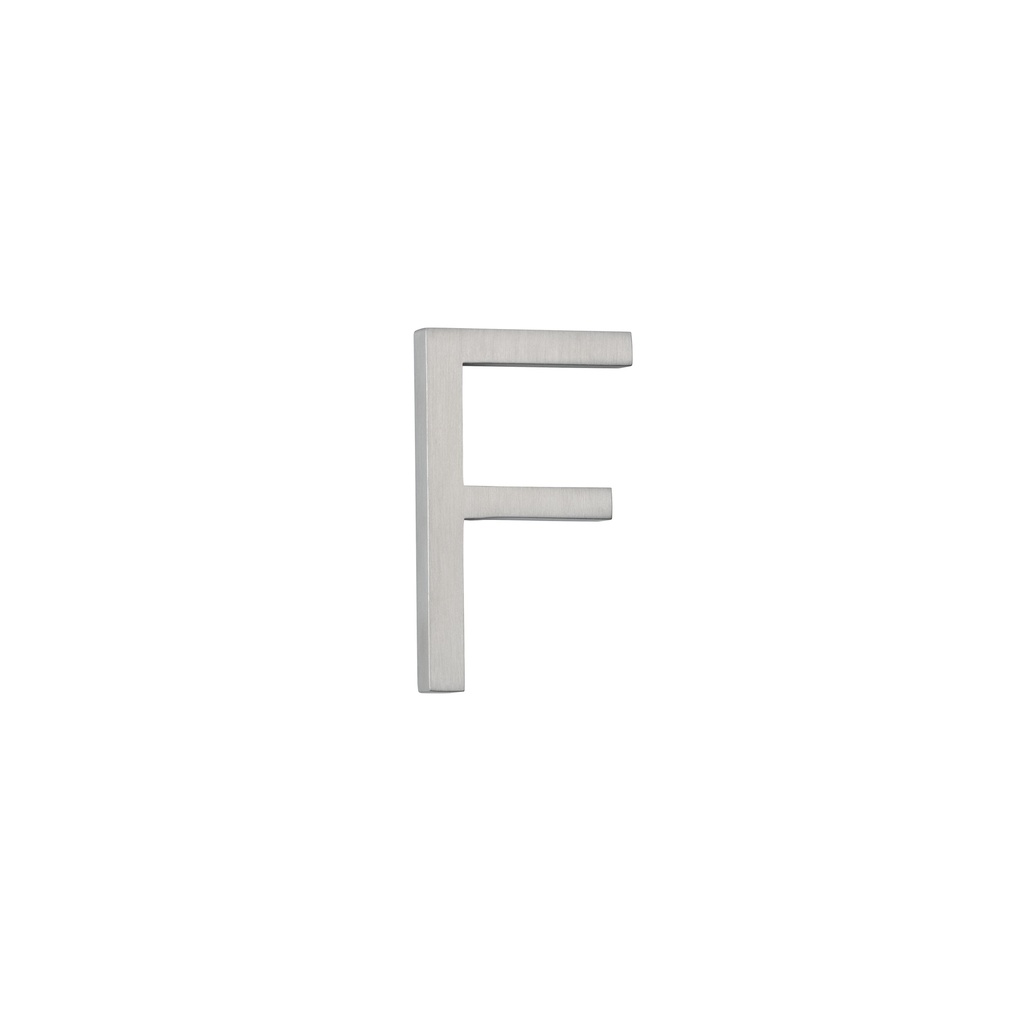 [14819] F Letter - 60mm - Stainless Steel