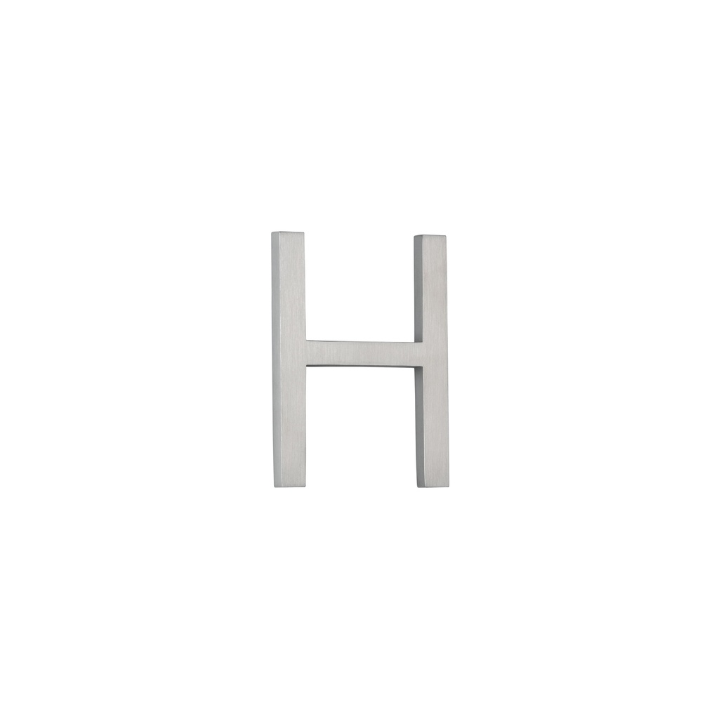 [14829] H Letter - 60mm - Stainless Steel