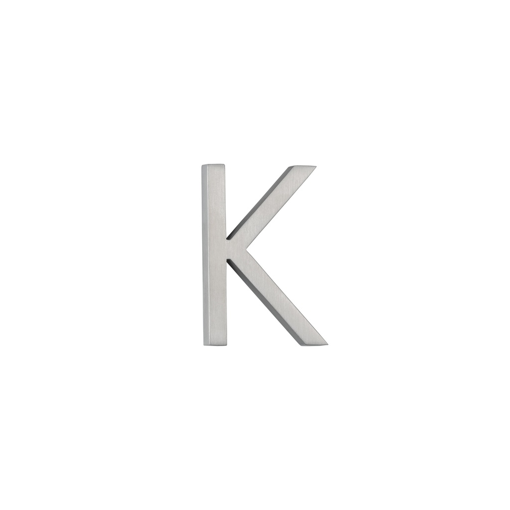 [14844] K Letter - 60mm - Stainless Steel