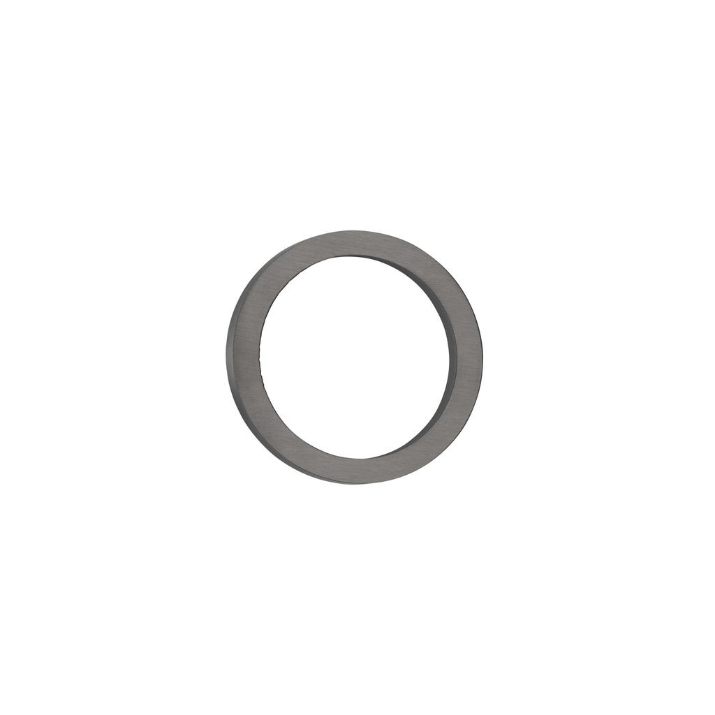[14862] O Letter - 60mm - Brushed Gunmetal