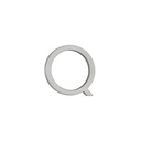 Q Letter - 60mm - Stainless Steel