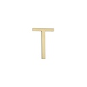 T Letter - 60mm - Brushed Brass