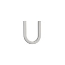 U Letter - 60mm - Stainless Steel
