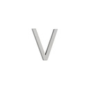 V Letter - 60mm - Stainless Steel