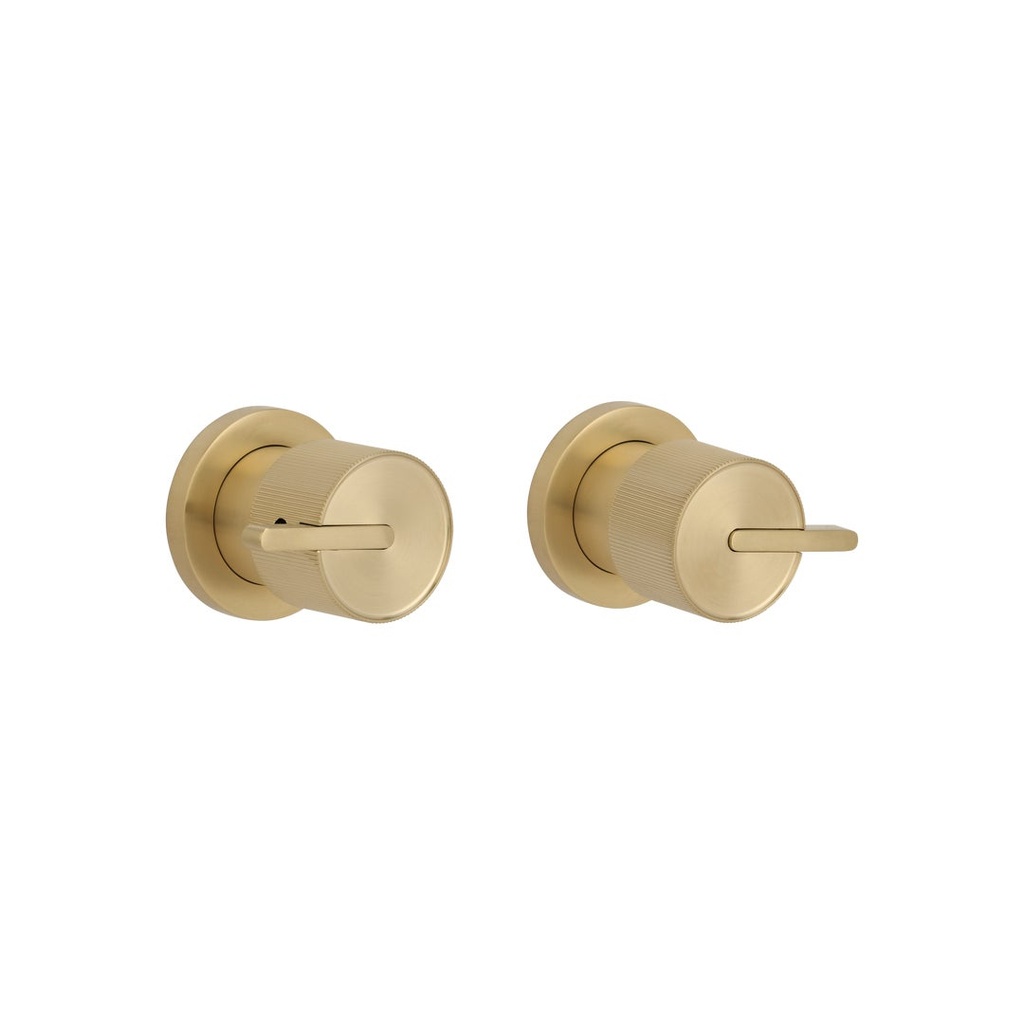 [15663-LF] Namika Assembly Taps - Brushed Brass