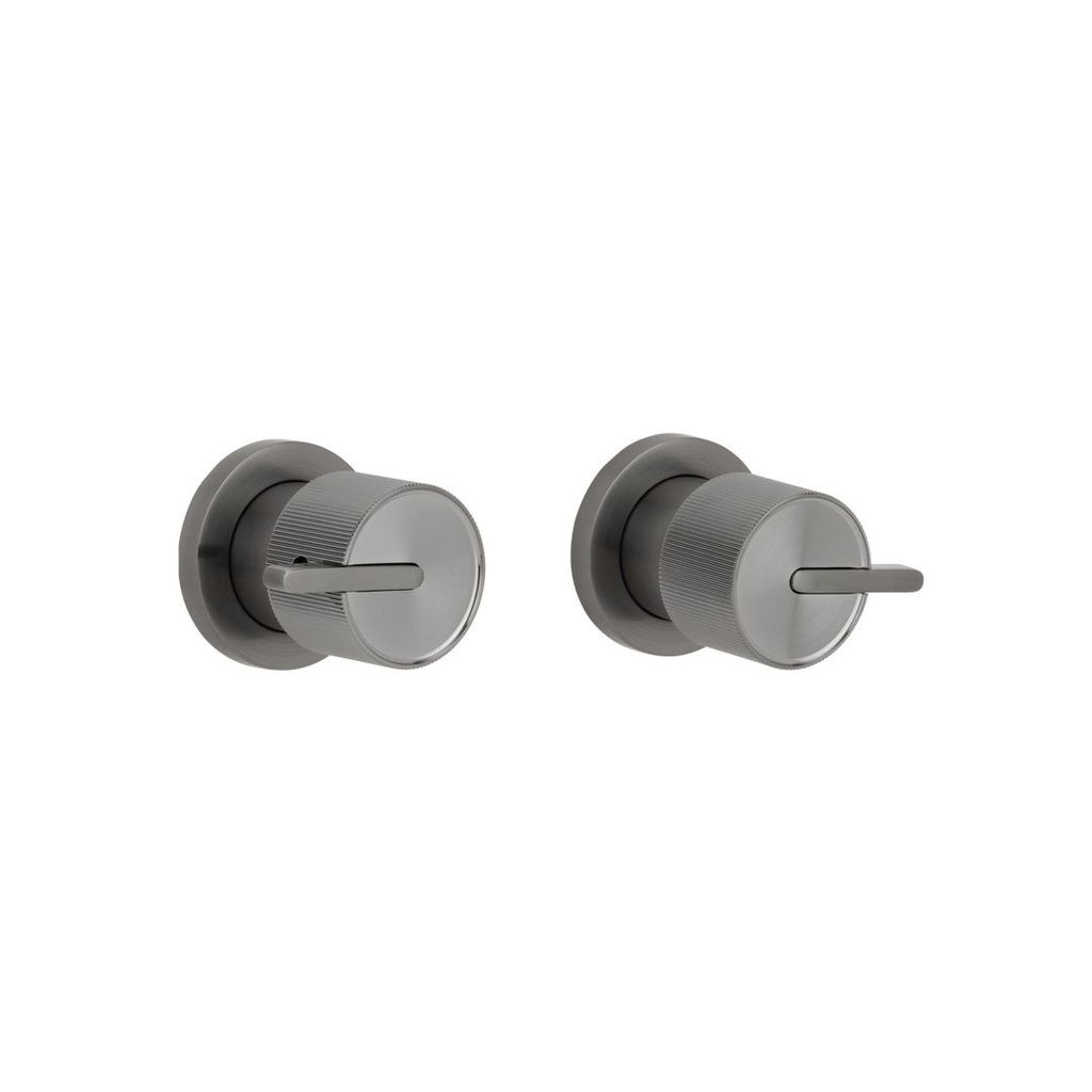 [15665-LF] Namika Assembly Taps - Brushed Gunmetal