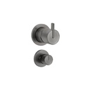 Namika Shower Bottom Diverter - Brushed Gunmetal