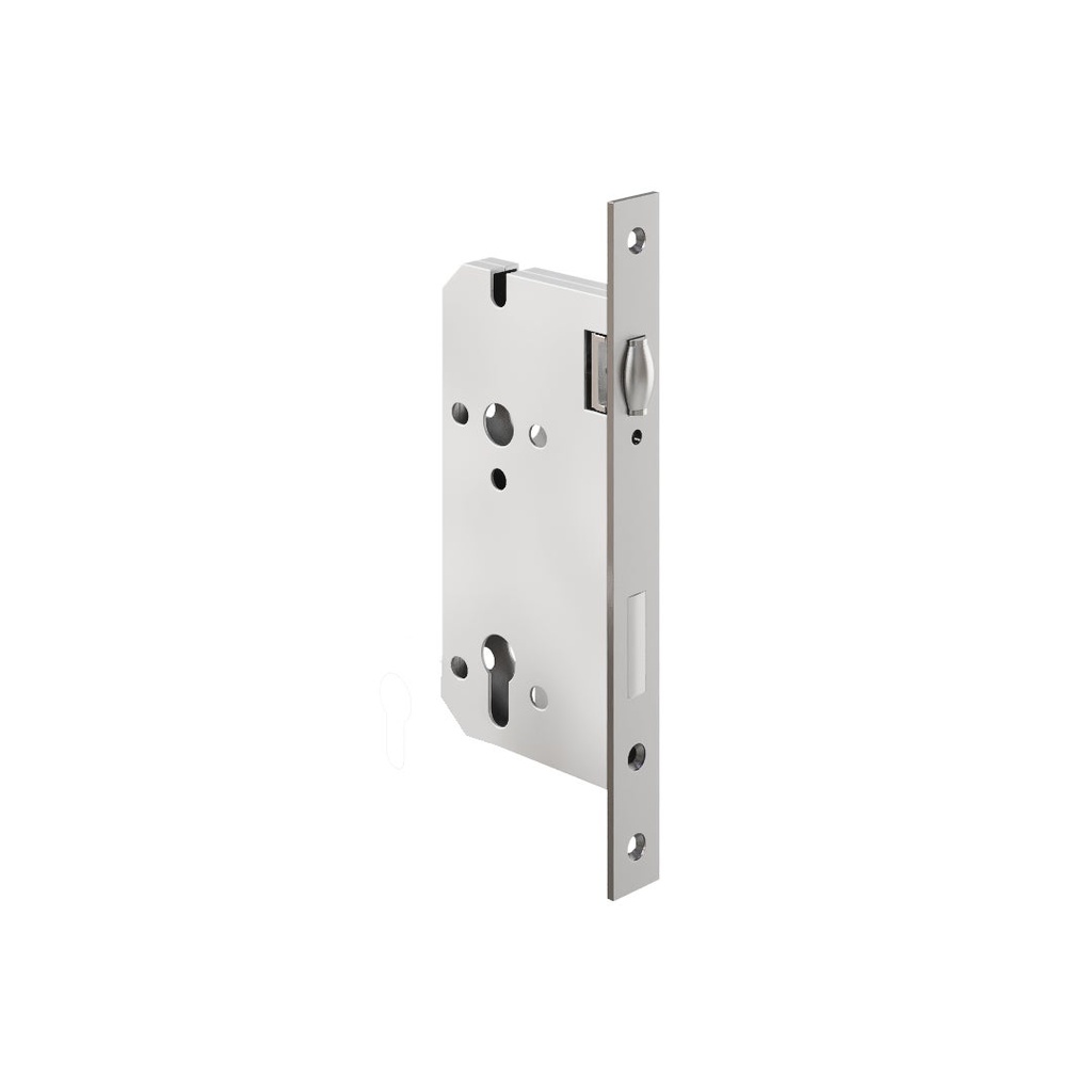 [16284] Roller Mortice Lock - 60mm Backset - Stainless Steel