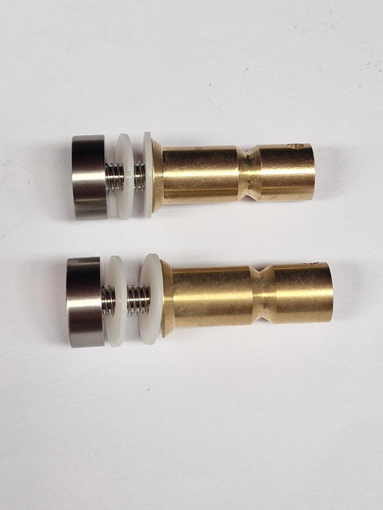 [16848] Modi Glass Mount Kit - Brushed Nickel