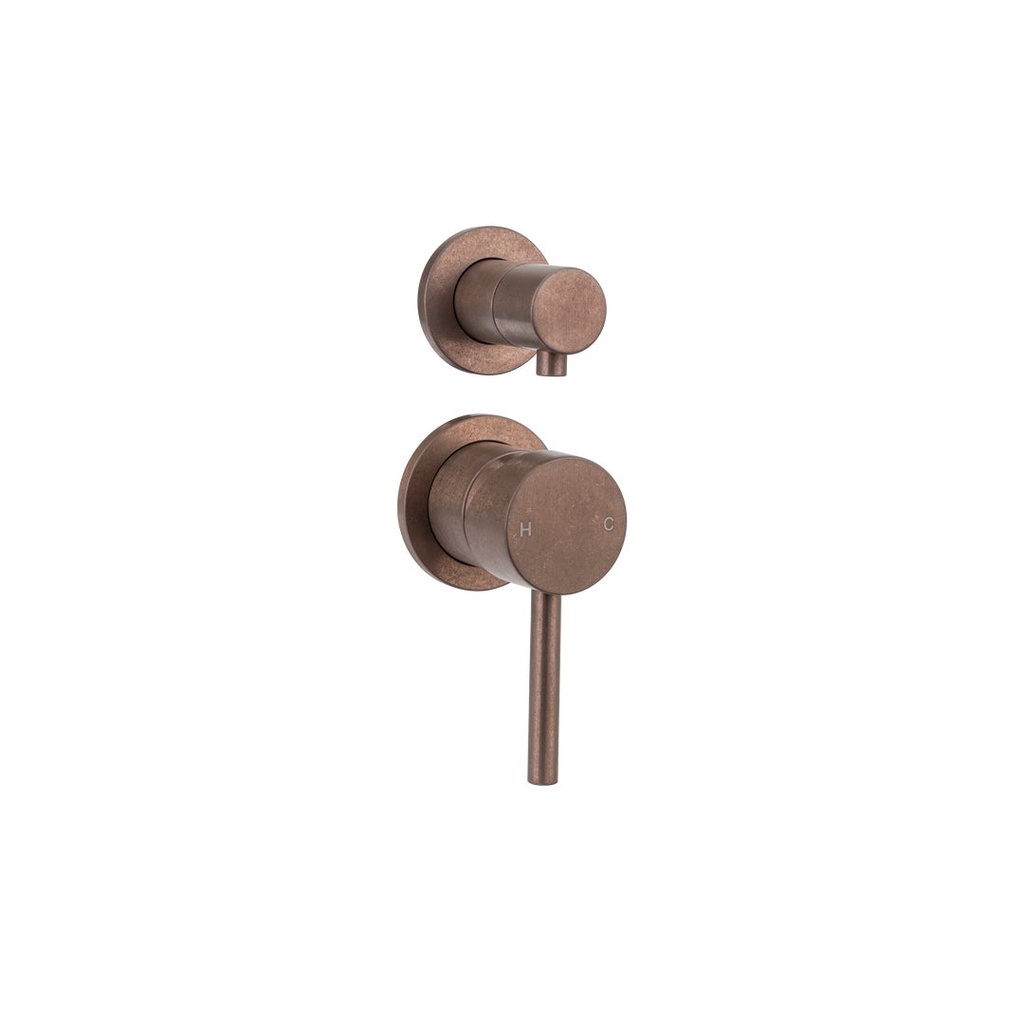 [17801] Sola Shower Top Diverter - Antique Bronze