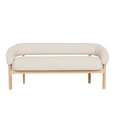 Jenson Bench Seat - Noyack Salt - Natural Ash